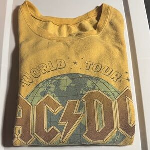 AC/DC Yellow World Tour Graphic Sweatshirt